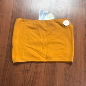 Mustard tube top